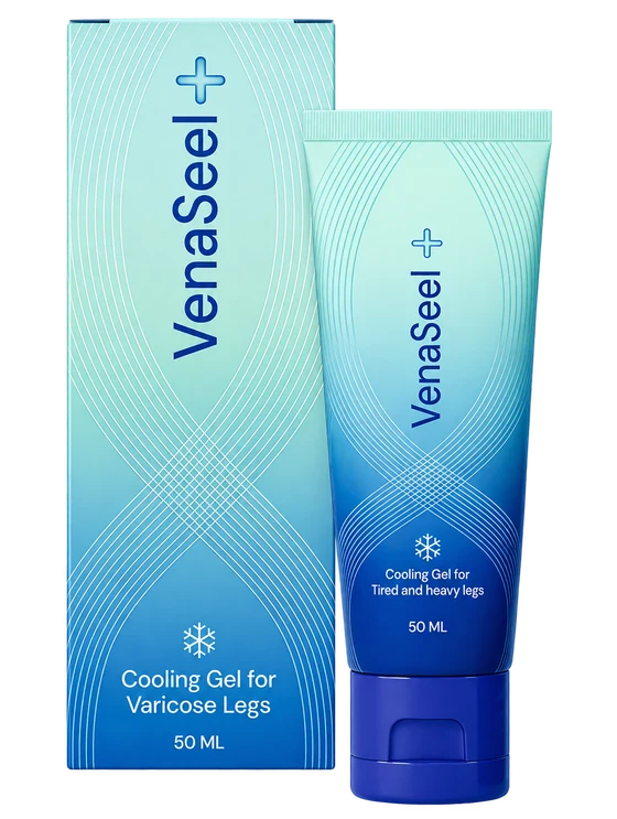 Envase y tubo de VenaSeel gel de frío para varices de 50 ml
